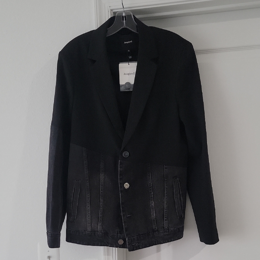 Desigual Black Men's Shirt Casual Jacket.